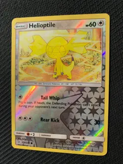 Helioptile 179/236 Reverse Holo Pokemon Card - S&M Cosmic Eclipse Set - NM - Image 2