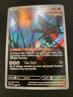 Flutter Mane SVP 097 Black Star Promo Pokemon Card - S&V Temporal Forces - NM - Image 2