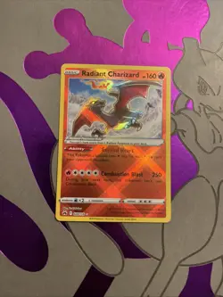 Pokemon TCG Radiant Charizard Crown Zenith 020/159 LP Ultra Rare - Image 1