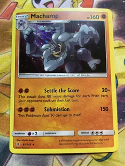 MACHAMP 65/145 RARE HOLO-NM-SM GUARDIANS RISING Cosmos - Image 1
