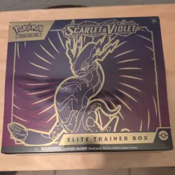 Pokemon Scarlet & Violet Base Set Elite Trainer Box - Miraidon [FACTORY SEALED] - Image 1