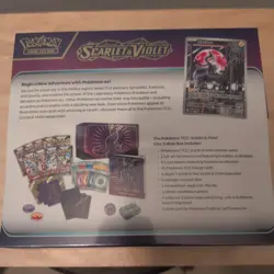 Pokemon Scarlet & Violet Base Set Elite Trainer Box - Miraidon [FACTORY SEALED] - Image 2