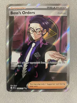 Boss’s Orders 256/217 Ultra Rare Full Art Pokemon TCG Ascended Heroes Mint - Image 1