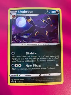 Pokemon TCG Umbreon SWSH129 Sword & Shield Promo Cards Holo ! - Image 1