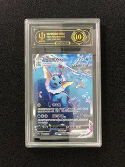 2024 Pokemon TCG S-Chinese CSHC Vaporeon VMAX 006/009 APH 10 FK84 - Image 1