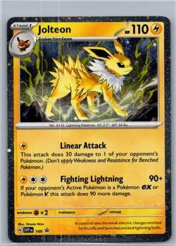 Jolteon SVP 169 - Cosmos Black Star Promo - Prismatic Evolutions - Pokemon TCG - Image 1