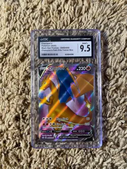Pokemon TCG Charizard V SWSH050 Promo Holo Sword & Shield CGC 9.5 - Image 1
