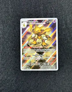 2025 Pokemon Mega Evolution Black Star Promos MEP EN Alakazam #009 Promo - Image 1