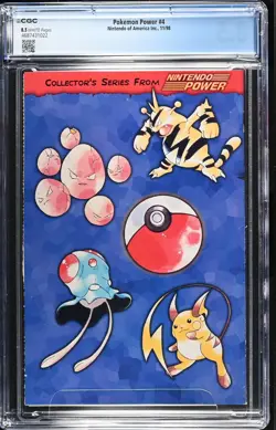 NINTENDO POKEMON POWER #4 - CGC 8.5 - ZAPDOS COVER - Image 2