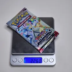 22.6g HEAVY! Prismatic Evolutions Pokemon Factory Sealed Booster Pack - Image 1