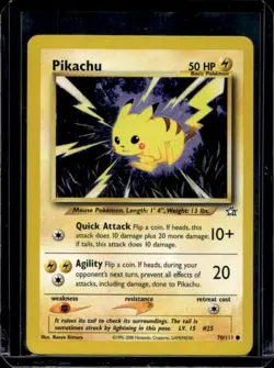 2000 Pokemon Neo Genesis Pikachu #70/111 - Image 1