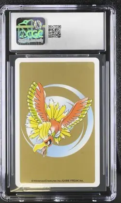 CGC 8.5 BAYLEEF 4 OF CLUBS 1999 GOLD DECK JAPANESE POKEMON TCG - Image 2