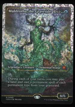 Muldrotha, the Gravetide - Fracture Foil - Showcase - MTG Foundations - RareCo - Image 1