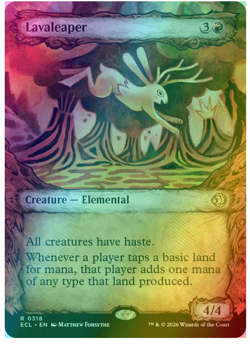 Lavaleaper - Foil - Showcase Lorwyn Eclipsed MTG - Image 1