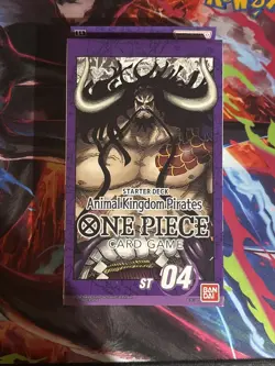 One Piece TCG Starter Deck 4: Animal Kingdom Pirates (ST-04) SEALED ENGLISH - Image 1