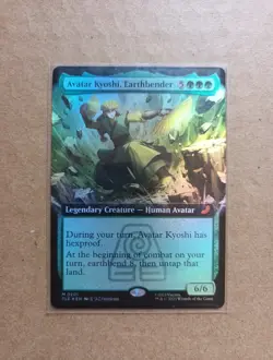 Avatar Kyoshi, Earthbender - Extended Art FOIL [Avatar: The Last Airbender MtG] - Image 1