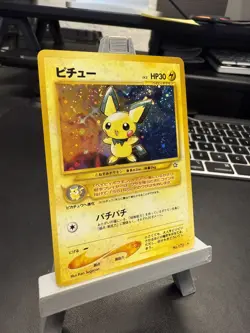 Pokemon Neo Genesis Pichu Card No. 172 Holo Rare Japanese - Image 5