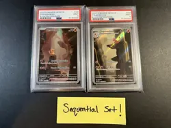 Sequential PSA 9 Charmander #168/165 & Charmeleon #169/165 2023 Pokemon SV 151 - Image 1