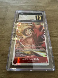 Monkey.D.Luffy ST10-006 Ultra Deck: The Three Captains Foil - CGC Pristine 10 - Image 1