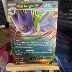 Pokemon TCG Mega Gengar Ex Phantasmal Flames Ex 056/094 Near Mint Pack Fresh - Image 1