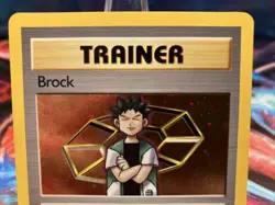 Pokemon TCG WOTC Holo Trainer Card #15/132 Brock Gym Heroes Unlimited Rare LP - Image 3
