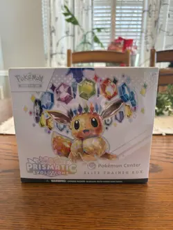 Prismatic Evolutions Pokemon Center Elite Trainer Box ETB Factory Sealed NEW - Image 1