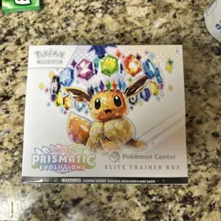 Prismatic Evolutions Pokemon Center Elite Trainer Box ETB Factory Sealed NEW - Image 1
