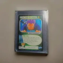 🐉 DBZ CCG FOIL PREVIEW TRUNKS FINDS THE ANSWER Score Dragon Ball Z Card #6 2001 - Image 2