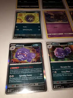 Lot of 9 Koffing and Weezing Pokemon Cards - Image 4