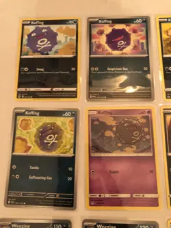 Lot of 9 Koffing and Weezing Pokemon Cards - Image 5