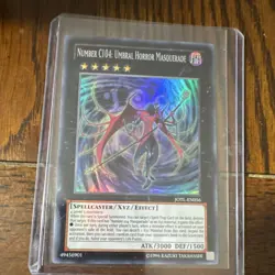 Konami Number C104: Umbral Horror Masquerade Holo Dark Xyz Card JOTL-EN056 - Image 1