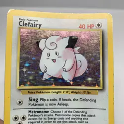 Clefairy 5/102 Base Set Holo Rare Vintage Pokemon Card - Image 4