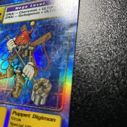 Puppetmon Card Bo-96 | Mega Level Digimon | Holo Foil | Bandai 1999 - Vintage MP - Image 2