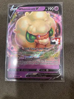 064/172 Whimsicott V Prize Pack Series 2 Stamped Pokemon TCG Card Play Promo - Image 1