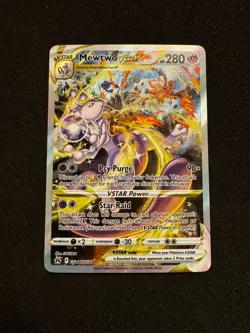 Mewtwo VSTAR Crown Zenith: Galarian Gallery Ultra Rare Card #GG44/GG70 - Image 1