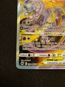 Mewtwo VSTAR Crown Zenith: Galarian Gallery Ultra Rare Card #GG44/GG70 - Image 5
