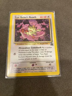 Team Rocket's Meowth 18/53 Wotc Promo lot of 20 cards LP to NM rare pokemon - Image 3