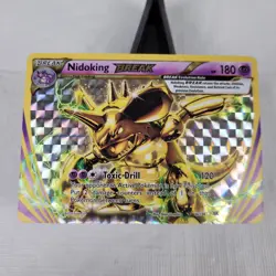 Nidoking Break - 46/108 - Pokemon Evolutions XY Ultra Rare Card NM Gradeable - Image 1