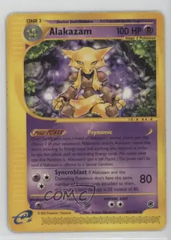 Alakazam Pokemon e-Card Series Expedition #33 2002 - Image 1