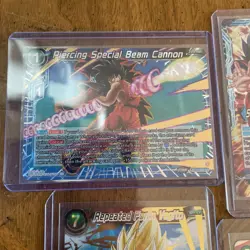 Lot Of 4 Dragon Ball TCG Cards Cheelai: BR FB06-055 SS Vegito Son Goku Piccolo - Image 4