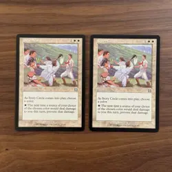 Story Circle NM x2 Mercadian Masques 1999 Magic the Gathering MTG TCG - Image 1