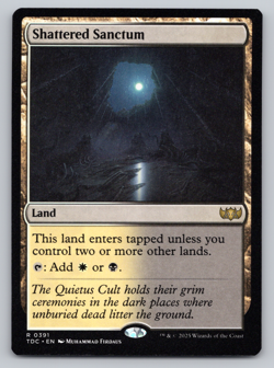Shattered Sanctum Land - Commander: Tarkir Dragonstorm MTG - Image 1