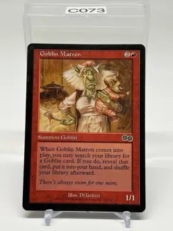 Magic The Gathering MTG Urza's Saga Goblin Matron 191 - Image 1