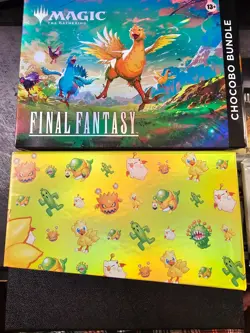 MTG Final Fantasy Chocobo Bundle Click Wheel, Deck Box, Tokens, Lands, Paradise - Image 2