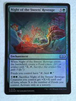Night of the Sweets 178 Revenge Wilds of Eldraine Foil Magic The Gathering TCG - Image 1