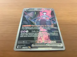 Team Rocket's Mewtwo EX 231/182 Destined Rivals Brazilian Pokemon Card Mint NM+ - Image 4