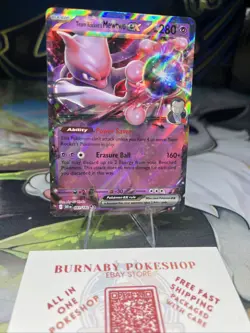 Team Rocket's Mewtwo ex - 081/182 - Double Rare Destined Rivals - Pokemon - NM - Image 2