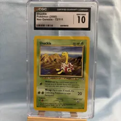 Shuckle 72/111 Pokemon Neo Genesis First Edition CGC 9.5 - Image 1