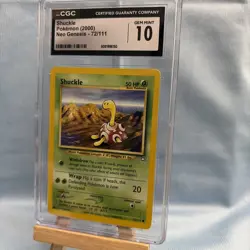 Shuckle 72/111 Pokemon Neo Genesis First Edition CGC 9.5 - Image 2
