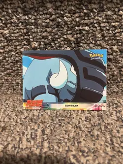 Topps DONFAN (DONPHAN) #11 ERROR Holo Pokemon The First Movie Blue Logo - Image 1
